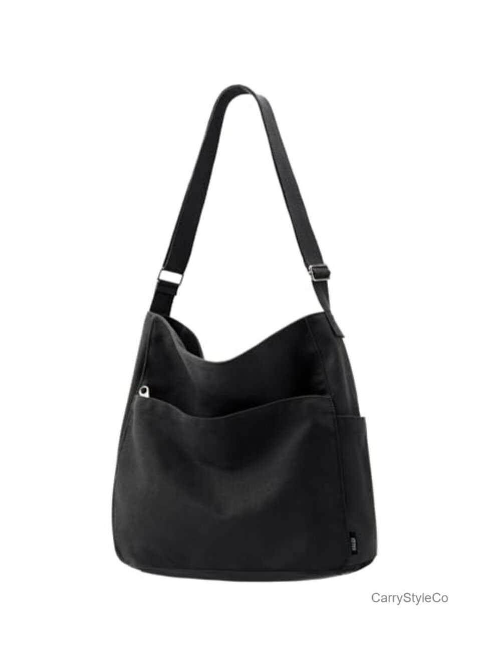 Canvas Tote Bag Zipper Crossbody Shoulder Messenger Bag